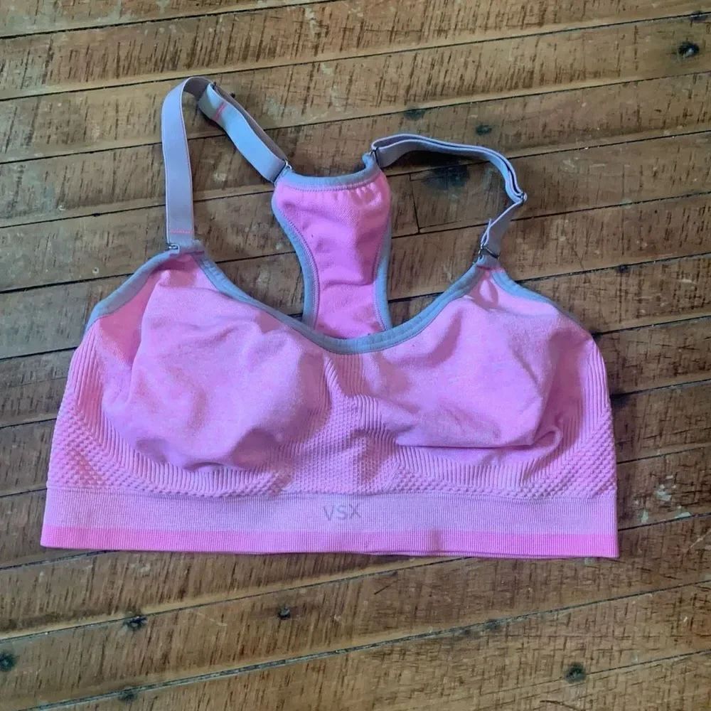 Victoria’s Secret VSX  pink racer back S Athleisure workout bra